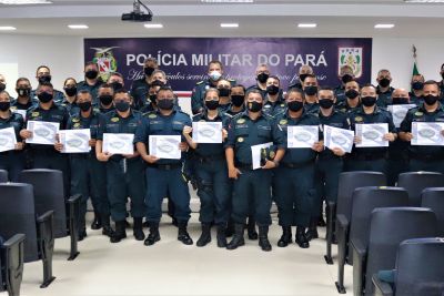 notícia: PM promove formatura do I Curso de Preparação de Instrutores Militares