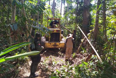 notícia: Operação faz apreensões e embarga 7,5 mil hectares de terras