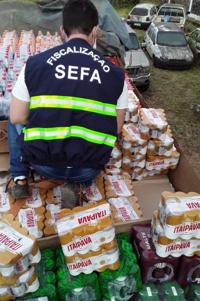 notícia: Cerveja sem nota fiscal é apreendida em Marabá  