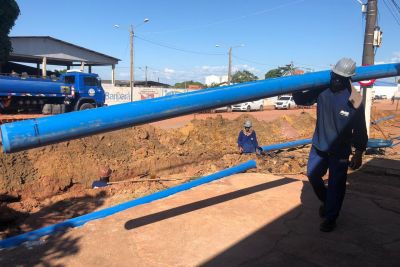notícia: Governo investe R$ 130 milhões na ampliação do sistema de água de Santarém