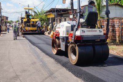 notícia: ‘Asfalto por Todo o Pará’ avança em Belém e no interior