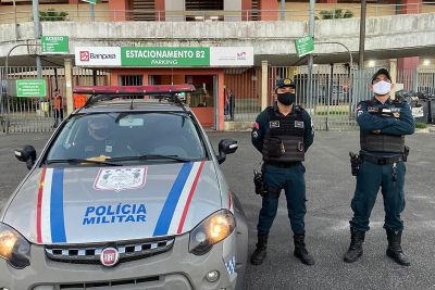 notícia: PM reforça policiamento na volta do Campeonato Paraense de Futebol