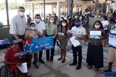 notícia: Cohab entrega mais de R$ 680 mil para construção e reforma de casas em Ipixuna do Pará