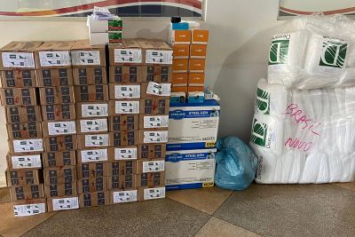 notícia: Sespa entrega EPIs e testes rápidos aos municípios de Brasil Novo, Medicilândia e Uruará