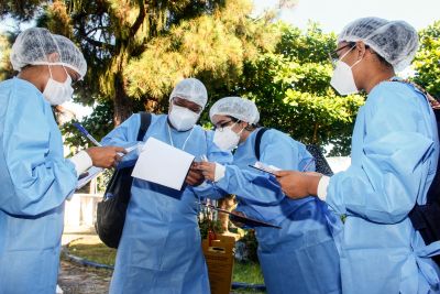 notícia: Pesquisa sobre perfil da Covid-19 está no interior do Pará 