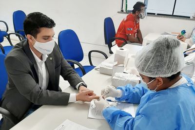 notícia: Servidores do Procon/PA passam por teste de detecção da Covid-19