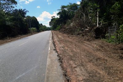 notícia: Governo do Estado intensifica obras de recuperação da PA-140