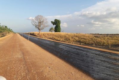 notícia: Obra de pavimentação da Vicinal Carne de Sol deve ser concluída em setembro  