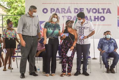 notícia: Famílias de Salvaterra são contempladas pelo Programa Sua Casa, do governo do Estado
