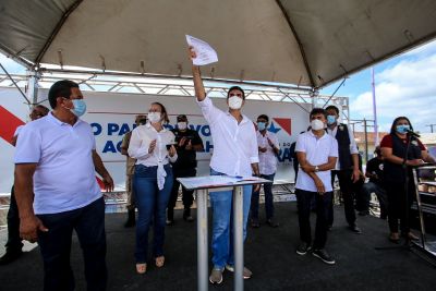 notícia: Estado autoriza início de obras de pavimentação no município de Santa Izabel