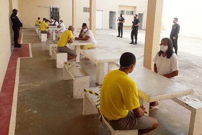 notícia: Custodiados de 38 unidades prisionais do Pará recebem visitas familiares