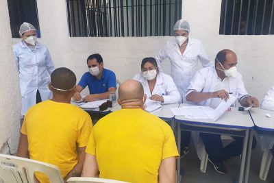 notícia: Ação de saúde é realizada no Centro de Recuperação Penitenciária do Pará II 
