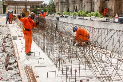 notícia: Cosanpa avança com as obras das Estações de Tratamento de Esgoto em Belém 