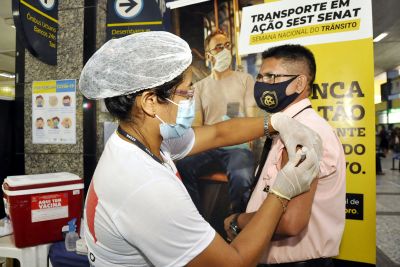 notícia: Sespa e Sest/Senat realizam ação de saúde no Terminal Rodoviário