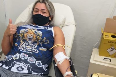 notícia: Torcida Leão de Abaetetuba doa sangue no Hemonúcleo da cidade