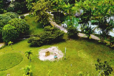 notícia: Ninhos de tartarugas ganham proteção no Parque Mangal das Garças