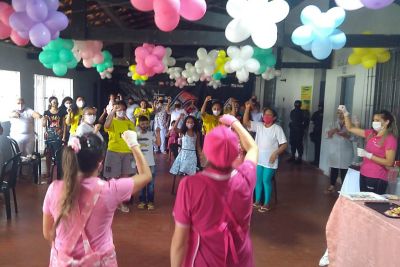 notícia: Internas do Centro de Reeducação participam de programação com os filhos
