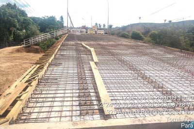 notícia: Obras da ponte Acará-Miri, em Tomé-Açu, entram na reta final 