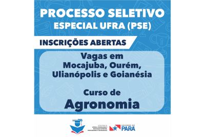 notícia: 'Forma Pará' oferta 200 vagas em Agronomia pela Ufra e reabre inscrições para Ufopa e Unifesspa