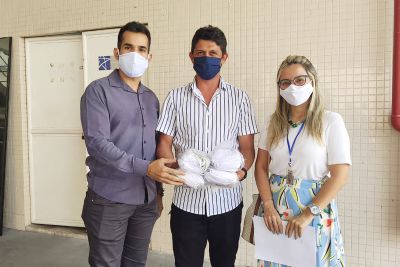notícia: Igeprev doa máscaras a órgãos públicos do Estado