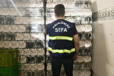 notícia: Sefa apreende mais de 40 mil garrafas de cerveja em Marabá 