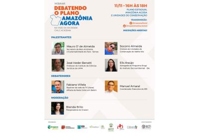 notícia: Sociedade civil e academia debatem estratégias do Plano Estadual Amazônia Agora