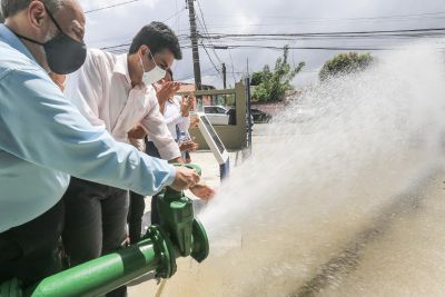 notícia: Sistema de água entregue em Icoaraci vai beneficiar mais de 22 mil pessoas 
