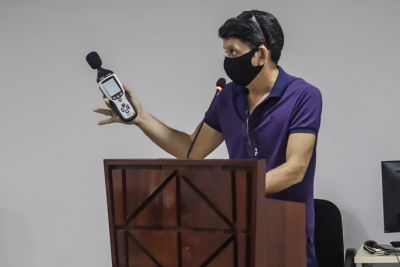 notícia: Acadepol treina agentes de segurança para combater poluição sonora