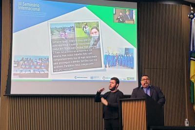 notícia: Seaster participa de seminário internacional sobre a primeira infância 