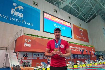 notícia: Nadador paraense participa de Campeonatos no Rio de Janeiro