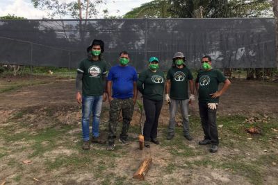 notícia: Ideflor-bio monta viveiros florestais na terra indígena Alto Rio Guamá