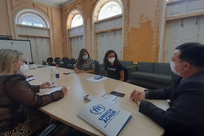 notícia: Secretaria de Justiça e Direitos Humanos e Agência da ONU discutem implantação do Espaço do Refugiado e Migrante