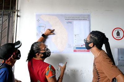 notícia: Projeto Mapas Digitais dá início ao trabalho de campo no bairro da Cabanagem