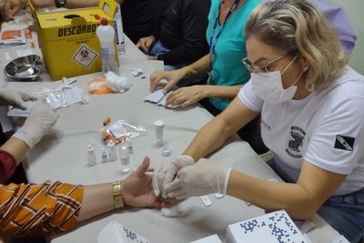 notícia: Sespa e Seap treinam profissionais de saúde do sistema penal para realização de testes rápidos