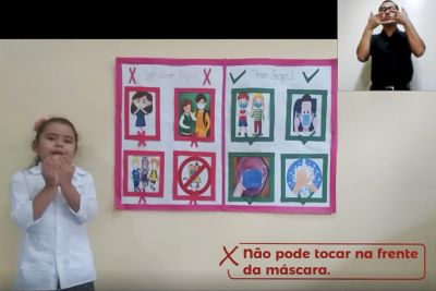 notícia: Parceria entre Santa Casa e Seduc consolida projeto educativo para escolas com o uso de libras