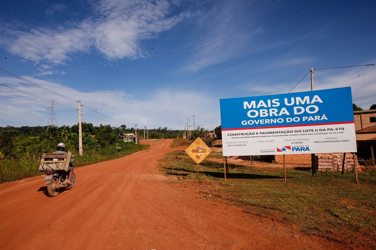 No Pará, governo federal entrega quilômetros de obras na BR-230