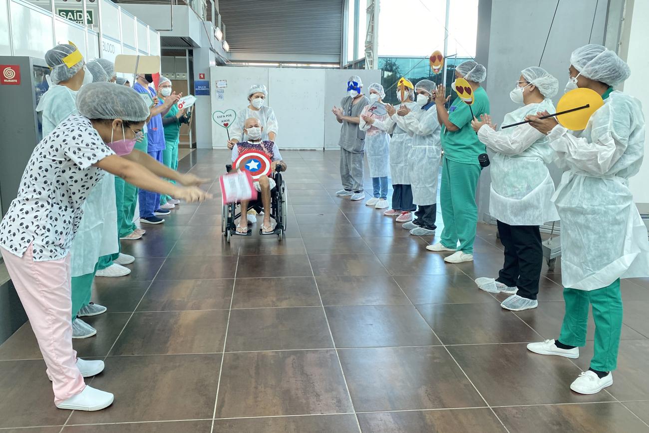 No Hangar, Hospital de Campanha garante recuperação de 85 pacientes de  Covid-19