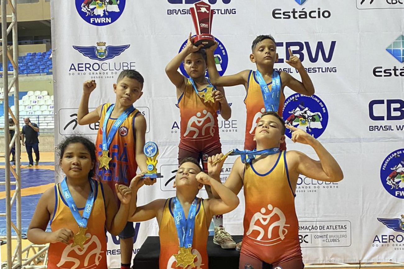 Pará conquista 10 Medalhas de Ouro em luta olímpica infantil, em Natal, no  Rio Grande Norte