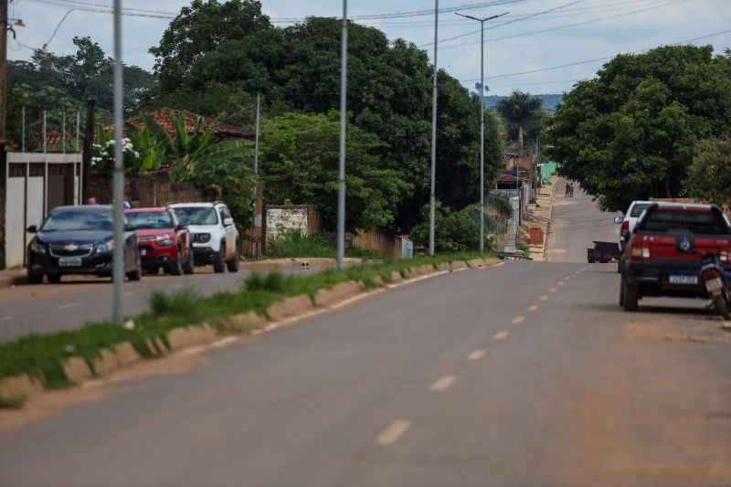 Pavimentação de vias no município de Pacajá, obra do Programa Municípios Sustentáveis