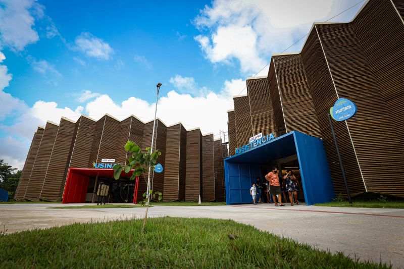 Usina da Paz no bairro Icuí-Guajará: a primeira dos complexos de capacitação e cidadania projetados pelo Governo do Pará