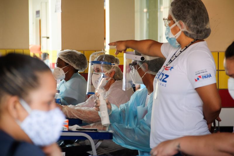 Polos do TerPaz passam a atender casos leves e moderados de Covid-19 <div class='credito_fotos'>Foto: Pedro Guerreiro / Ag. Pará   |   <a href='/midias/2021/originais/7397_11d8e2df-d268-6580-afdb-5acef29a9fcb.jpg' download><i class='fa-solid fa-download'></i> Download</a></div>