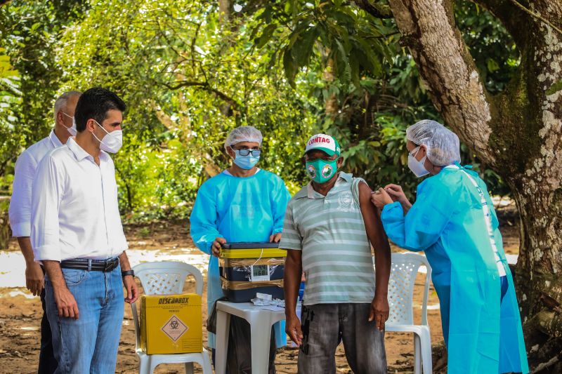 Vacinação em comunidade quilombola