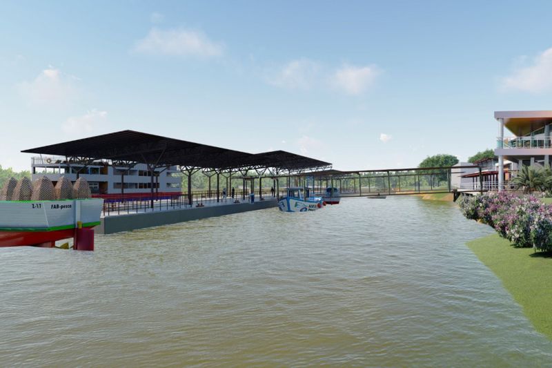 Durante agenda em Breves, no arquipélago do Marajó, nesta sexta-feira (09), o governador do Estado, Helder Barbalho, autorizou a abertura de licitação para contratação da empresa que executará as obras do novo terminal de cargas e passageiros da cidade, dando continuidade à política estratégica de mobilidade fluvial.
 <div class='credito_fotos'>Foto: Divulgação   |   <a href='/midias/2021/originais/7526_920afcd5-430a-281d-2f7c-c9afadbb734a.jpg' download><i class='fa-solid fa-download'></i> Download</a></div>