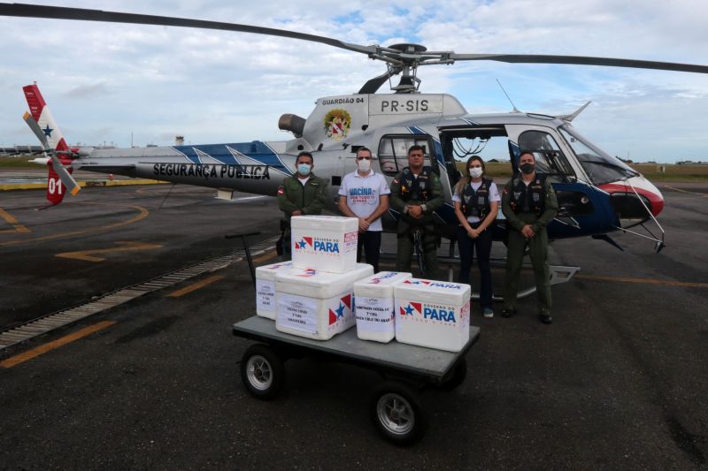 As aeronaves do Graesp cruzaram o céu do Pará levando vacinas aos municípios mais distantes da capital