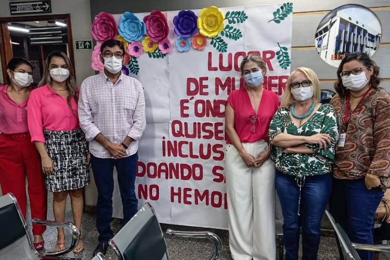 presidente hemopa e demais servidoras comemora dia da mulher