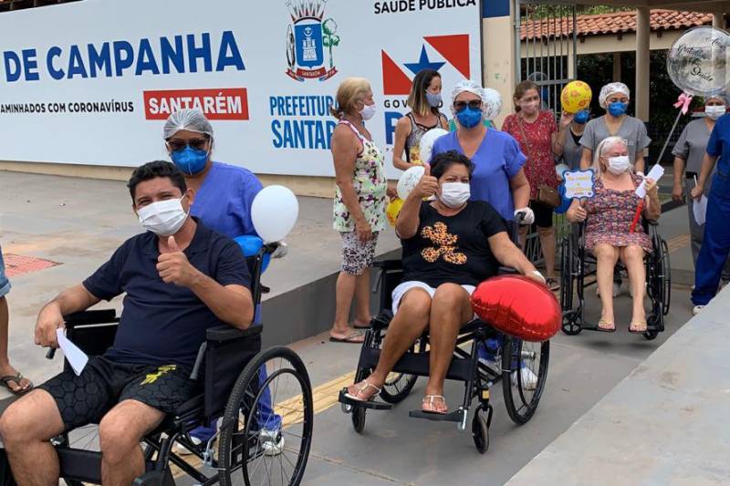 O Hospital de Campanha vem sendo essencial na recuperação de pacientes de Covid no Oeste do Pará 