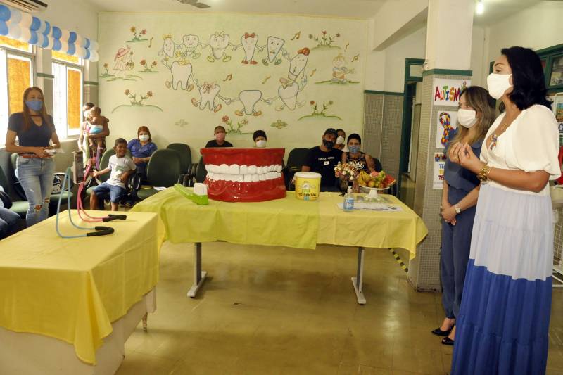 ttttttttttttttAlessandra Amaral, coordenadora de Saúde Bucal da Sespa, durante a abertura do lançamento da cartilha
