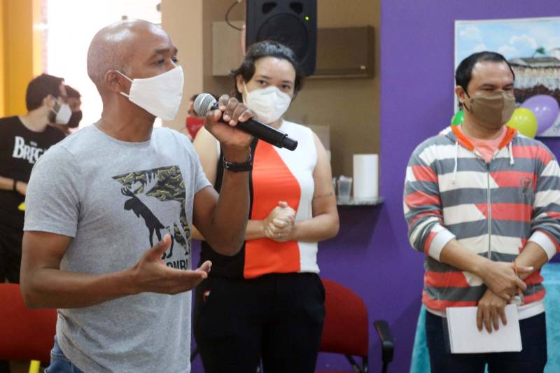 nononono Marcos Roberto dos Santos, de 49 anos, vai utilizar o aprendizado par ampliar as vozes do Jurunas