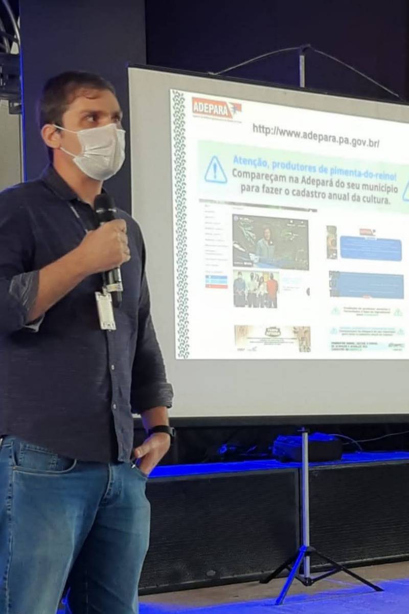 ttttttttttttRafael Haber é o gerente de Defesa Vegetal da Adepará. 