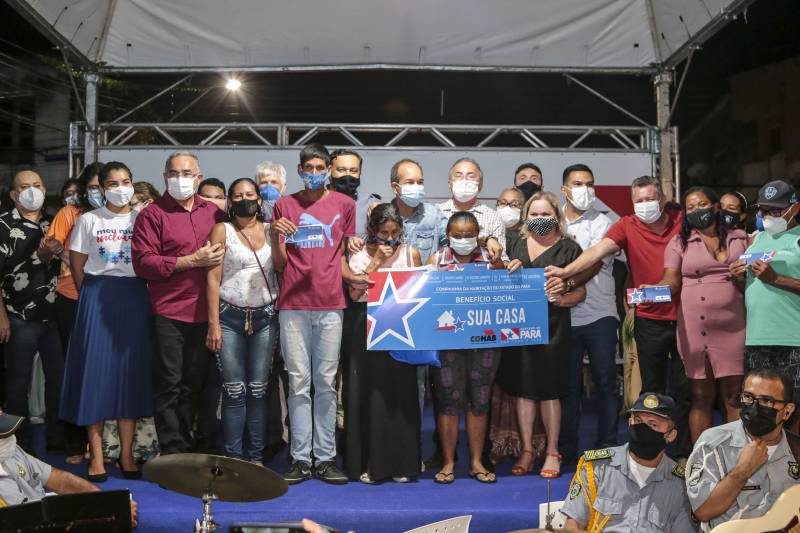 O Programa Sua Casa voltou a beneficiar moradores de Mosqueiro, desta vez chegando a 150 famílias